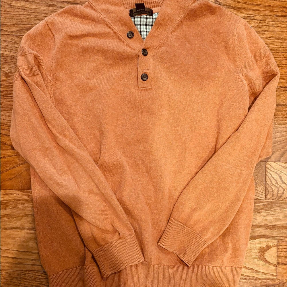 Banana Republic Orange Button Sweater, Medium